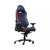 Trust ge?merska stolica GXT721SM Ru?a Pro, Supermen, plavo-crvena