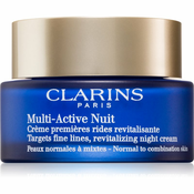 Clarins Multi-Active Nuit Revitalizing Night Cream revitalizirajuca nocna krema za nježne linije za normalnu i mješovitu kožu lica 50 ml