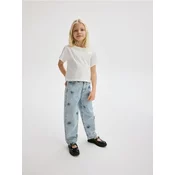 Reserved - Majica z vezenjem - kremna