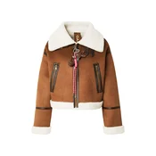 OAKWOOD Prehodna jakna ecru/rjava/temno rjava