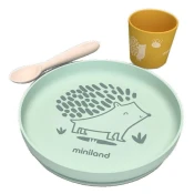 Miniland Baby Set za prehranjevanje - Jež