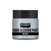 Barva za občutljiv tekstil in usnje Pentart 50 ml - modrikasto srebrna