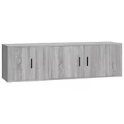 2-dijelni set TV ormarica boja hrasta sonome konstruirano drvo