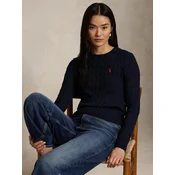 Polo Ralph Lauren Pulover 211971869008 Mornarsko modra Slim Fit