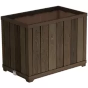 Cvetlični lonec DECO RECTANGLE TALL WALNUT