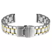 Metalni kaiš - MK22.48 Srebrni 22mm
