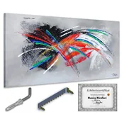 shumee Monica Mirafiori I 100 % ROČNO POSLIKANA I Slika Mistifikacija 140x70cm | Ročno poslikana slika | Akrilna slika | Zelo velika akrilna slika I Moderna umetnost I Umetniške slike