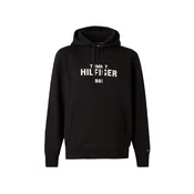 TOMMY HILFIGER Majica črna / bela