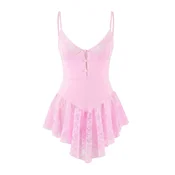 Trendyol Milla Ženski set babydoll spavacice i gacica Thmaw26Ll00003, Roze