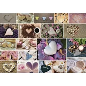 Grafika Puzzle I love you 1000 kosov