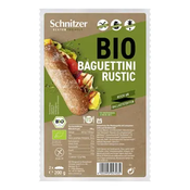 Kruh baguettini rustic bez glutena BIO Schnitzer 200g