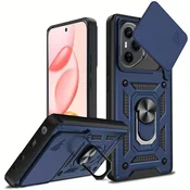GS Oklepni ovitek za Honor 400 Pro 5G, CamShield Slide, moder