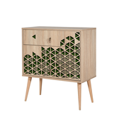 Aberto Design Komoda Trio 80x90x40cm Hrast