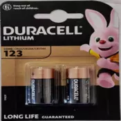 Duracell HPL 123, 3V, 140mAh, PAK4 CK, Litijum baterija 17x33,4mm