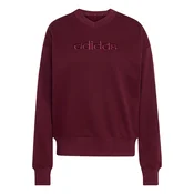 adidas Jopa Seasonal Essentials Satin V-Neck KS7925 Bordo rdeča Regular Fit
