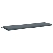 Vidaxl Blazina za klop SOEST 100% poliester Modra 150 x 40 x 5 cm
