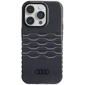 Maska Audi IML MagSafe Maskica iPhone 14 Pro 6.1 crna tvrda (AU-IMLMIP14P-A6/D3-BK)