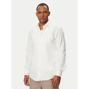 HUGO Srajca Kason 50539775 Bela Slim Fit