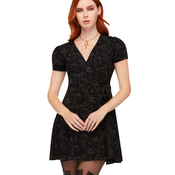 Ženska obleka KILLSTAR - Garden Of Venom - Black/Grey - KSRA014268