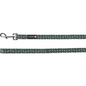 Povodec za pse najlon siv Safia 120cm x 20mm x 2mm Flamingo - Pasji povodci