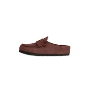 BIRKENSTOCK Nizki natikači Naples Wrapped kostanj rjava