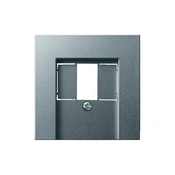 GIRA POKROV ZA TELEFONSKO VTIČNICO/VTIČNICO ZA ZVOČNIK GIRA 027626, BARVA ALUMINIJA