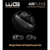 WG - Slušalke Bluetooth WG AirFlex 5, ENC, podpora Qi, črne