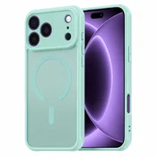 Hibridni ovitek HaloFrost II MagSafe za iPhone 17 Pro/18 Pro - mint green