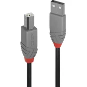 Lindy 3m USB 2.0 Type A to B Cable Anthracite LY-36674