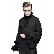 Moški srajca DEVIL FASHION - Crass Melody Gothic Embroidered Shirt With Necktie - SHT04101