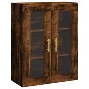 MAISON CHIC Stenska omarica - Zidna omarica dimljen hrast 69,5x34x90 cm iu855, (22063009)