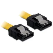 DELOCK Delock trdi disk priključni kabel [1x 7-polni ženski konektor SATA - 1x 7-polni ženski konektor SATA] 0.20 m rumena, (20437648)