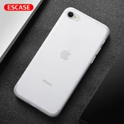 Escase Maska za mobilni telefon iPhone SE / iPhone 7 / iPhone 8, Bela