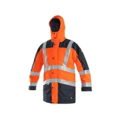 CXS Jakna CXS LONDON, visoko vidna, moška, oranžno-modra