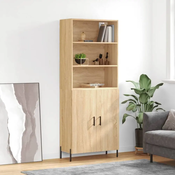 Visoka komoda hrasta sonome 69,5x34x180cm od konstruiranog drva