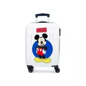Jada Toys Luksuzni otroški potovalni kovček ABS MICKEY MOUSE White, 55x38x20cm, 34L, 4681762