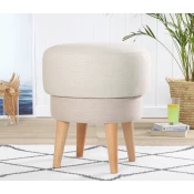 Atelier del Sofa Tabure 51x47cm, Krem