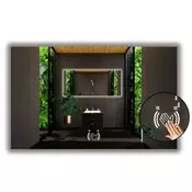 shumee LED ogledalo 100x55 z brezkontaktnim senzorskim stikalom, vodoodporno IP65