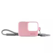 GoPro (ACSST-004) silikonska zaštita kucišta pink+vezica za GoPro akcione kamere