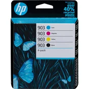 Komplet originalnih kartuš HP 903, črna + barvna (3 barve), 4 kosi
