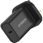OTTERBOX STANDARD UK WALL CHARGER 30W/- 1X USB-C 30W USB-PD BLACK - PR (78-81365)