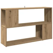 Vidaxl Knjižna omara Artisan Oak 100x24x63 cm Inženirski les
