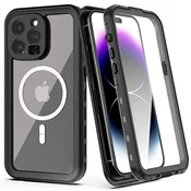 Vodoodporni ovitek za iPhone 14 Pro Max, , za MagSafe, črn