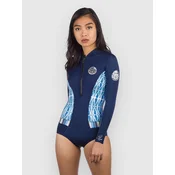 Rip Curl G Bomb Spring Hi Cut LS Springsuit blue