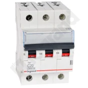 LEGRAND Odklopnik 3P C 20A 6kA AC S303 TX3 403546