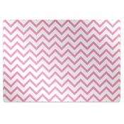Decormat Podloga za stol Pink zigzags 140x100 cm 15 cm