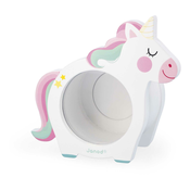 Drevená pokladnička Jednorožec Unicorn Moneybox Janod biela J04655