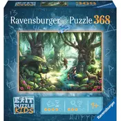 Ravensburger puzzla slagalica 368 pcs Exit Puzzle kids Magična šuma 12957