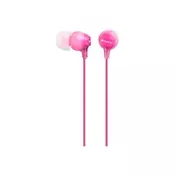 Sony slušalka z mikrofonom EX15AP roza