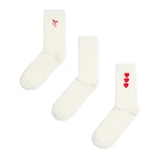 Cropp - 3 pack čarapa - Krem